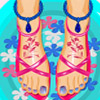 Sophie decided to have a trip to the nail salon today. I heard she will get a new pedicure. Why not join her? Sophie will be delighted to have you in company. It is exciting to have a fresh look nails that have nail art. Let the nail technician work their magic on your toe nails. Enjoy your new pedicure!