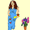 Helen flower prom coloring A Free Customize Game