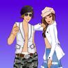 Unique Couple In Beach A Free Dress-Up Game