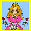 Little lonely princess coloring A Free Customize Game