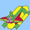 Fast spaceship coloring Game.