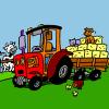 Lovely Tractor Coloring A Free Customize Game