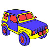 Big jungle jeep coloring A Free Customize Game