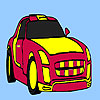 Red racing car coloring A Free Customize Game