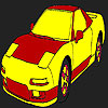 Red fast sky car coloring A Free Customize Game