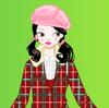 Cute girl of fall A Free Customize Game