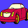 Dark red car coloring A Free Customize Game