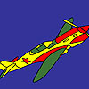 Flying jet coloring