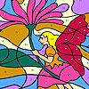 Colorful little fairy coloring A Free Customize Game