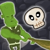 Help Frankenstein to pack Skeletons into coffins.