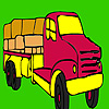 Truck loaded with hay coloring A Free Customize Game
