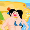 Beach Side Kiss