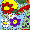 Sunny forest coloring
