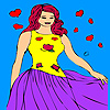 Alone purple dress girl coloring A Free Customize Game
