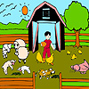 Lambs farm coloring A Free Customize Game