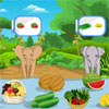 Feed The Baby Elephants A Free Dress-Up Game