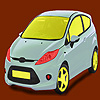 Little bright green car coloring A Free Customize Game