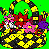Honey bees coloring A Free Customize Game