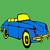 Blue first class car coloring A Free Customize Game