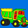 Colorful bigger truck coloring A Free Customize Game