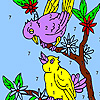Sweet neighboring birds coloring A Free Customize Game