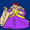 Princess at the festival coloring A Free Customize Game