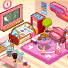 Sophia The Bunny just opened an ice cream shop in the forest, and she is busy designing and decorating her cute store. Could you help her out? There are plenty of furnitures, posters, ingredients and plants to choose from! Don`t forget the color and pattern of the walls and floor, too! Have a great time in this cute ice cream shop!