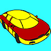 Red modern concept car coloring A Free Customize Game