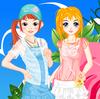 Girl And Girl Hanging Out A Free Customize Game