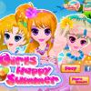 Girls Happy Summer A Free Dress-Up Game