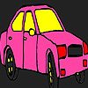 Pink city taxi coloring A Free Customize Game