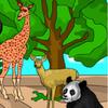 Animal park coloring A Free Dress-Up Game