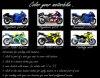 Color your motorbikes. A Free Customize Game