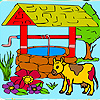 Farm and cow coloring A Free Customize Game