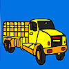 Long village truck coloring A Free Customize Game