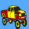 Jeep carrying firewood coloring A Free Customize Game