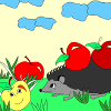 Kid`s coloring: Delicious apples is free coloring game.