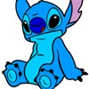 Color this cute picture of Stitch. Use the paintbrush to select colors and click on each section to paint in it. Color the various clothes, people, accessories, and hair of the characters to make them look their best.