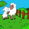 Sweet Sheep Coloring