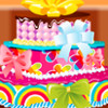 the five layers cake is ready for your master chef`s talents, so start decorating it now!