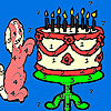 Birthday dog coloring A Free Customize Game
