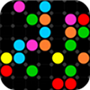 Dots in a row is a game to exercise the mind. You have to get four lines or columns with same color. It is a game similar to the four in a row but dots can change to the free position that you prefer.