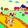 Kid`s coloring: Cute Puppy is free coloring game.