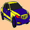 Blue fast car coloring A Free Customize Game