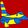 Great  blue airplane coloring