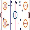 Point at puck you want to shoot then click and release.
Put all 10 pucks into the goal at a given time. If you do that you will advance to the next level. 5 levels total.
Good luck now!