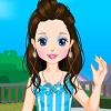 This is Eva. Beautiful little girl that knows what to wear and she want to play with her mother make-ups. Dress up and make up this little girl Eva and you will enjoy together. Have Fun!