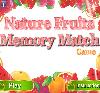Nature Fruits Memory Math Game