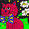 Pussy bow tie coloring