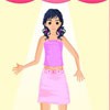 Girl Wears Blue Frock Dressup A Free Dress-Up Game